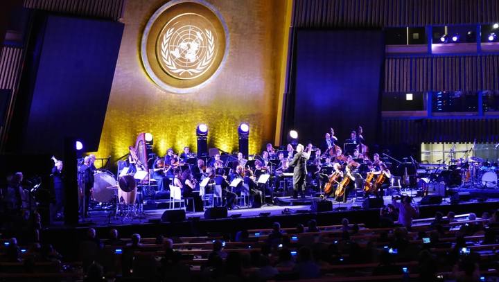 At the United Nations